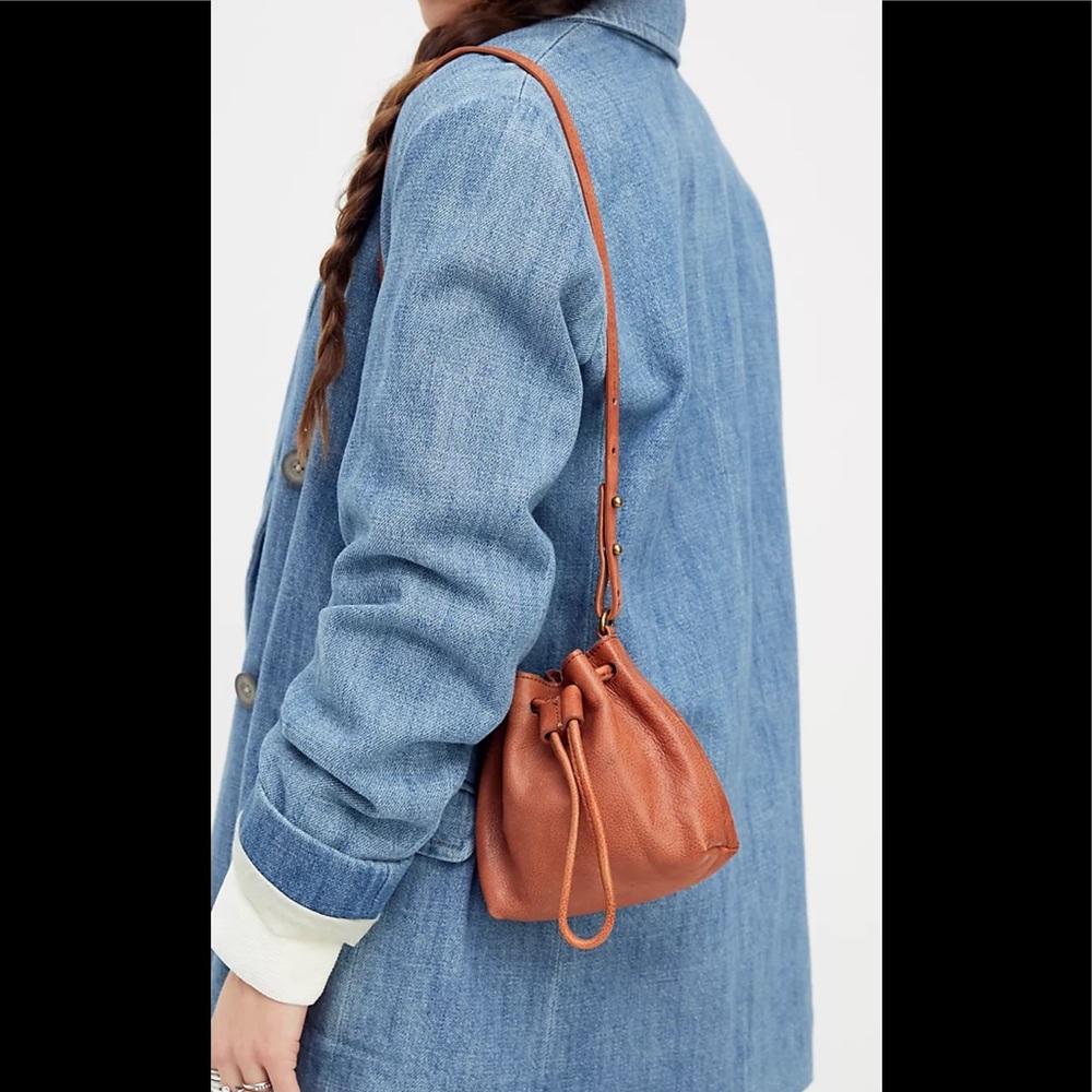 Brand new leather cross body bag